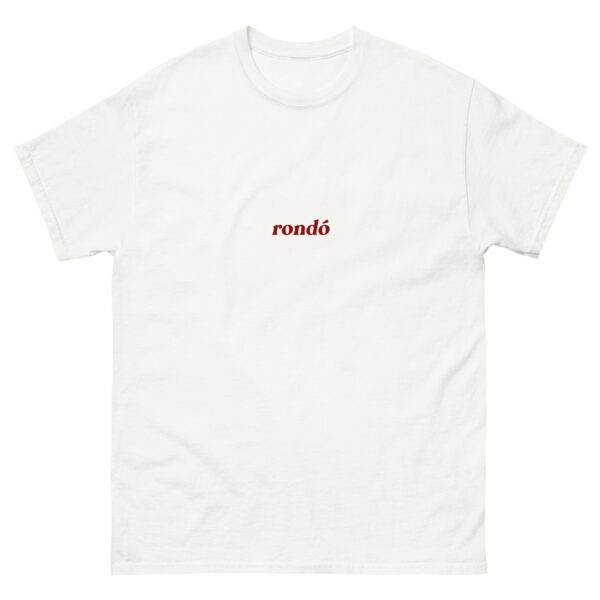Camiseta Rondó con logo rojo